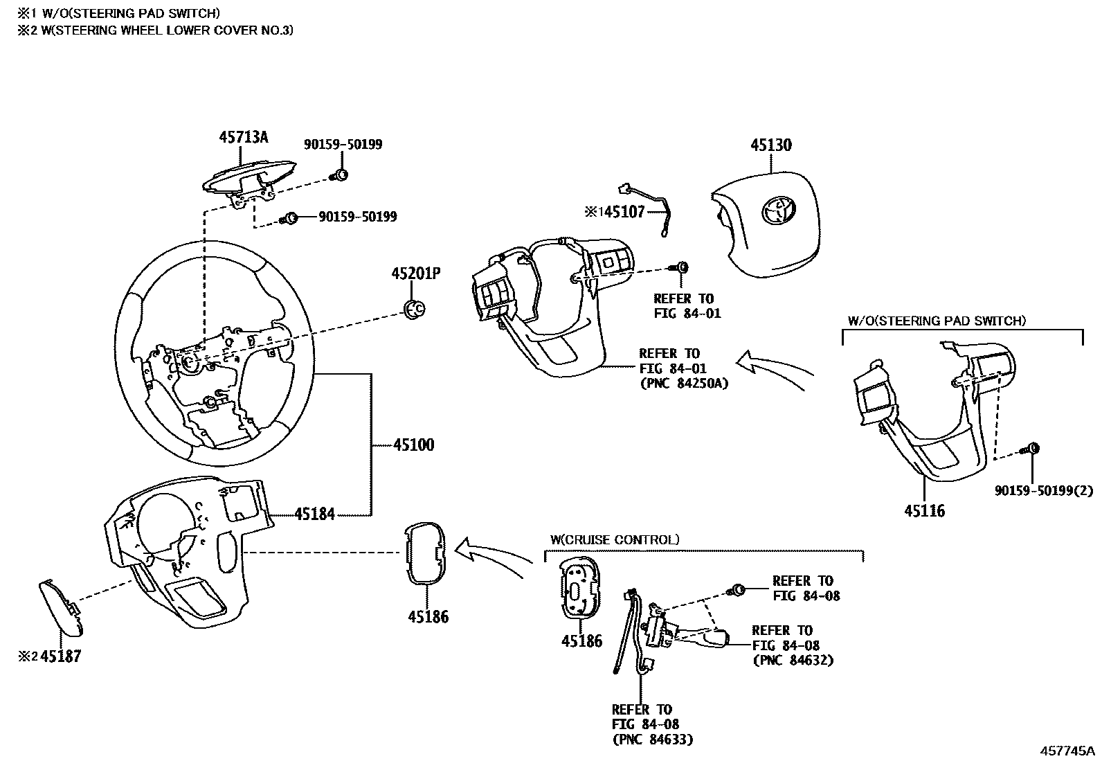 4504 — STEERING WHEEL
