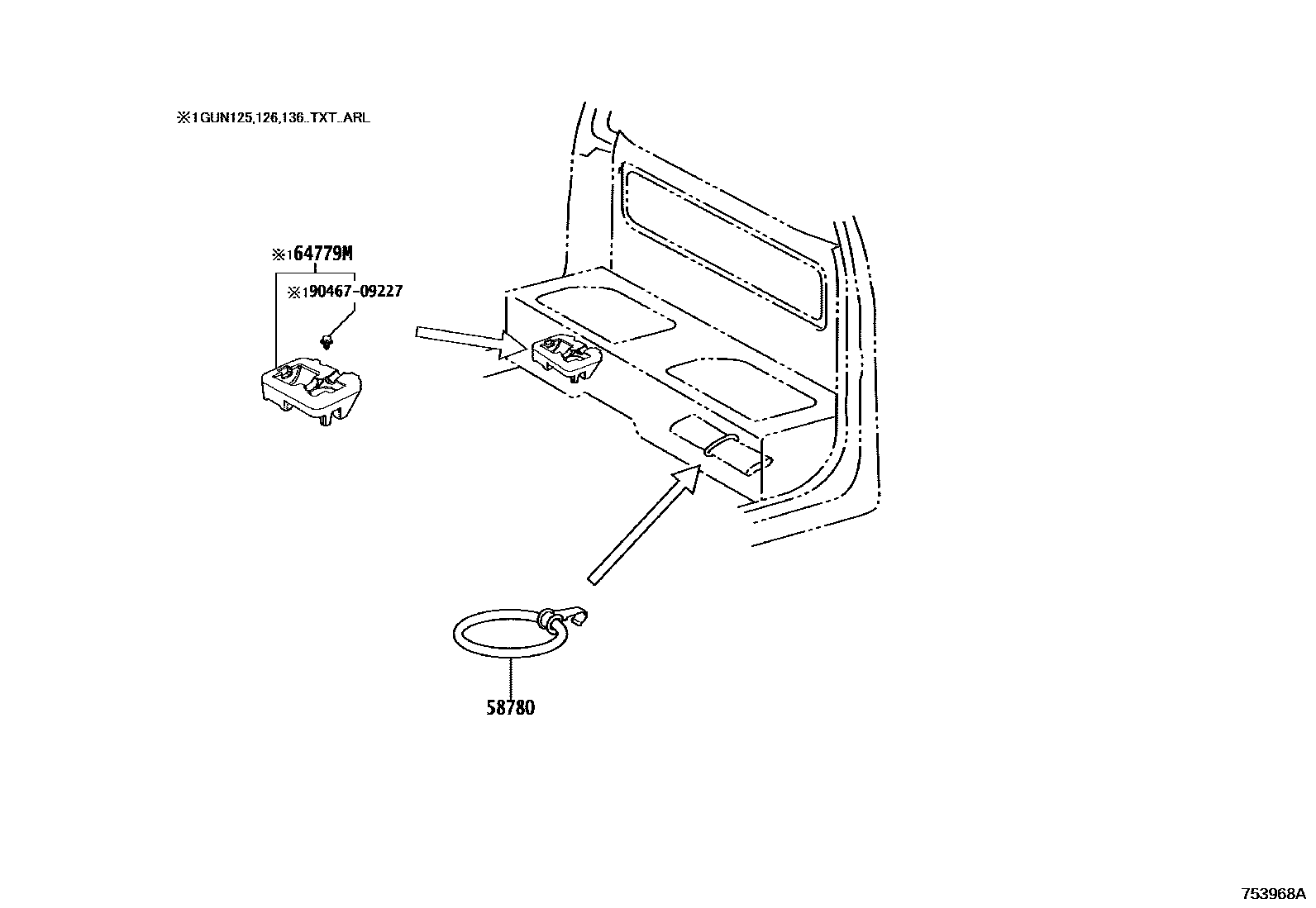 7554 — TOOL BOX & LICENSE PLATE BRACKET