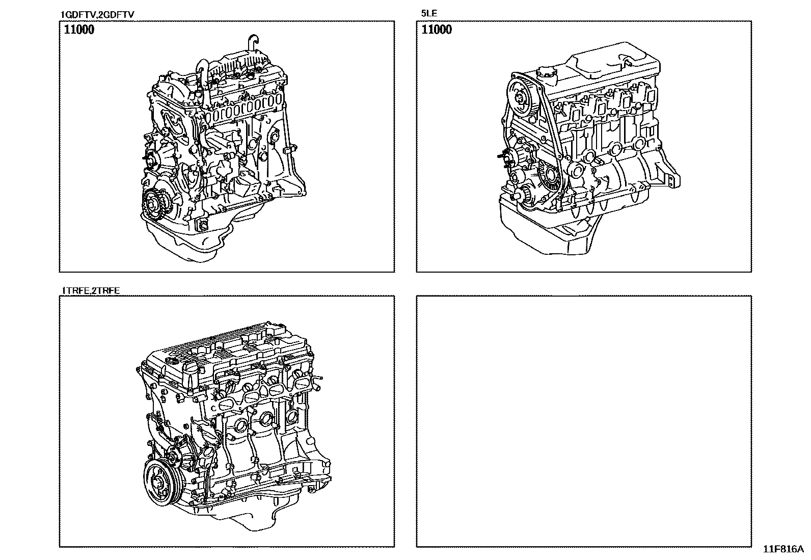 1101 — PARTIAL ENGINE ASSEMBLY