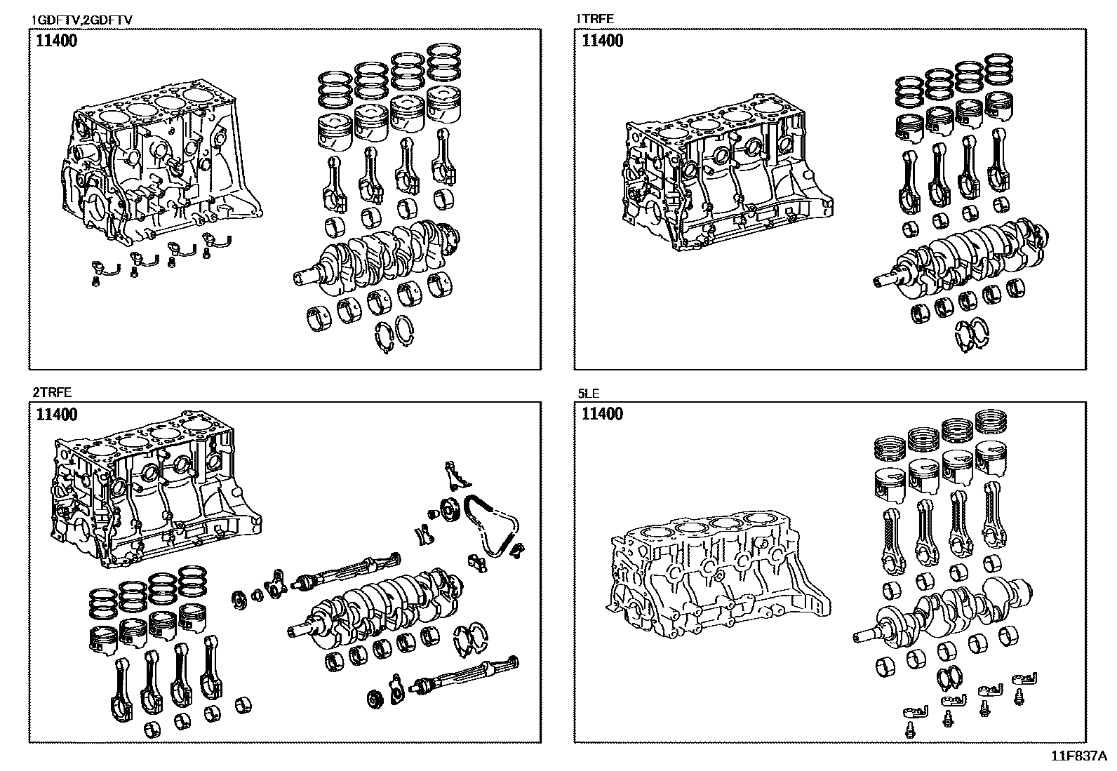 1102 — SHORT BLOCK ASSEMBLY