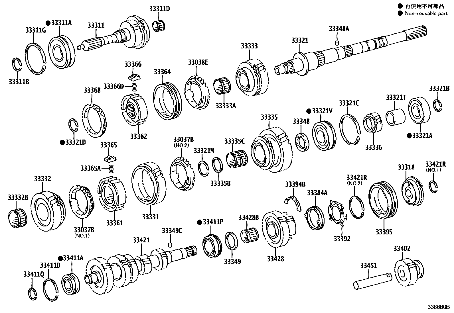 3305 — TRANSMISSION GEAR (MTM)