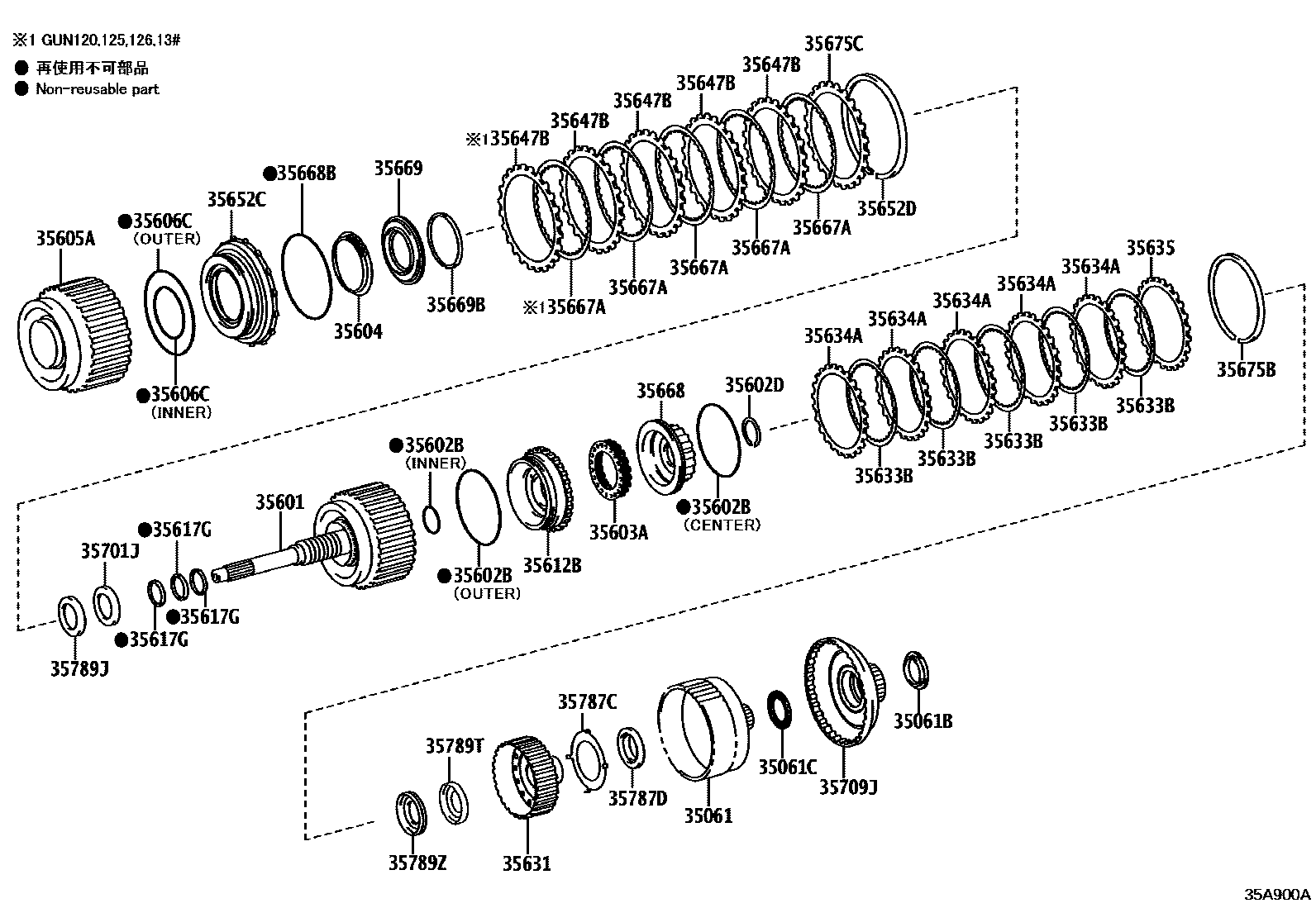 3507 — BRAKE BAND & MULTIPLE DISC CLUTCH (ATM)