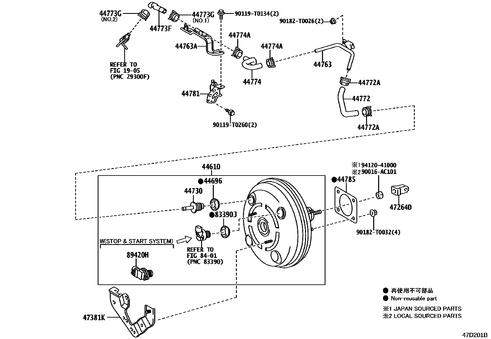 4703 — BRAKE BOOSTER & VACUUM TUBE