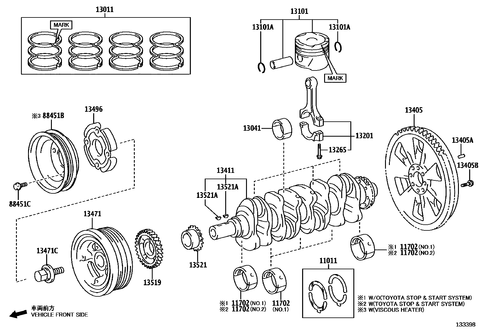 1301 — CRANKSHAFT & PISTON