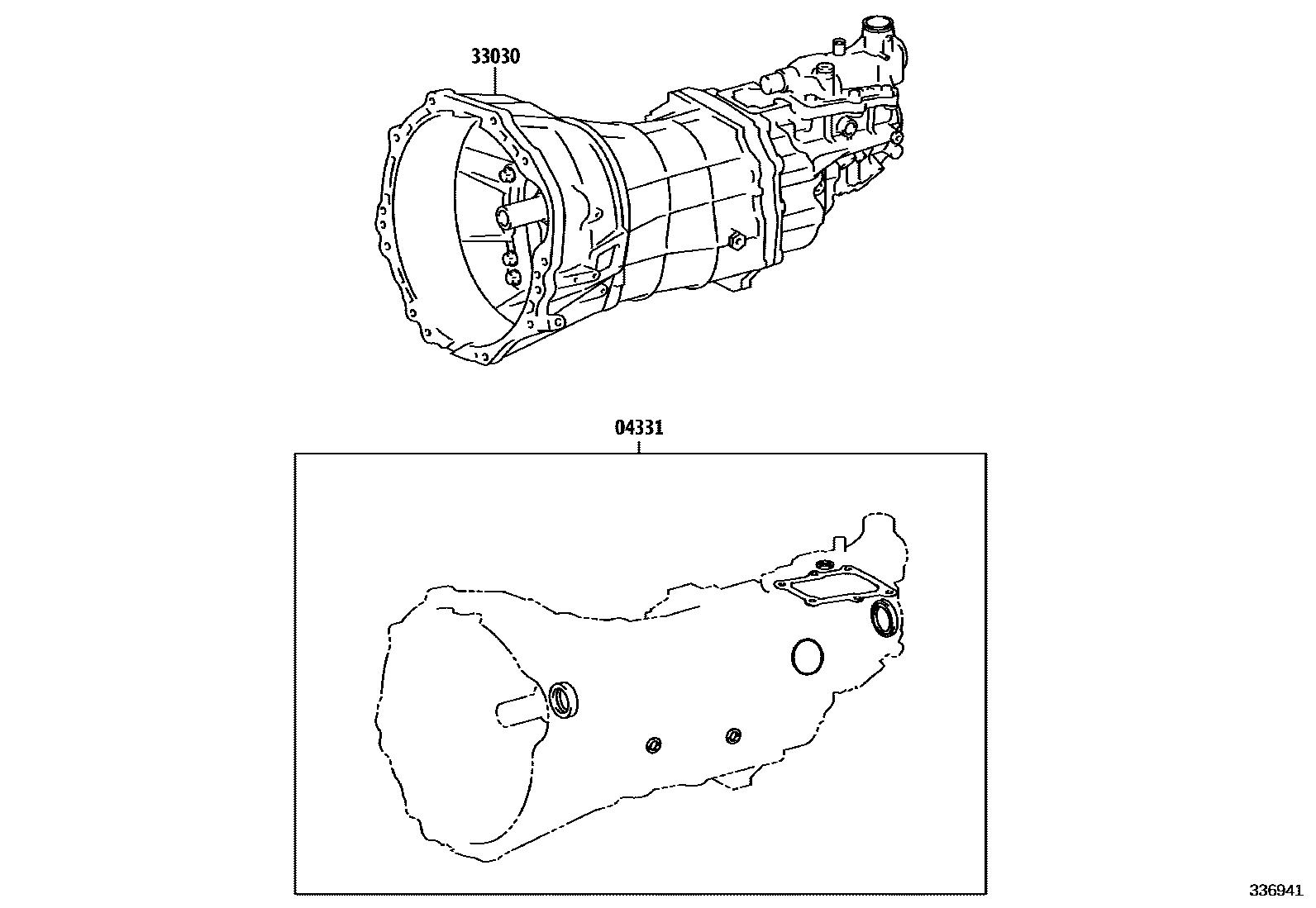 3301 — TRANSAXLE OR TRANSMISSION ASSY & GASKET KIT (MTM)