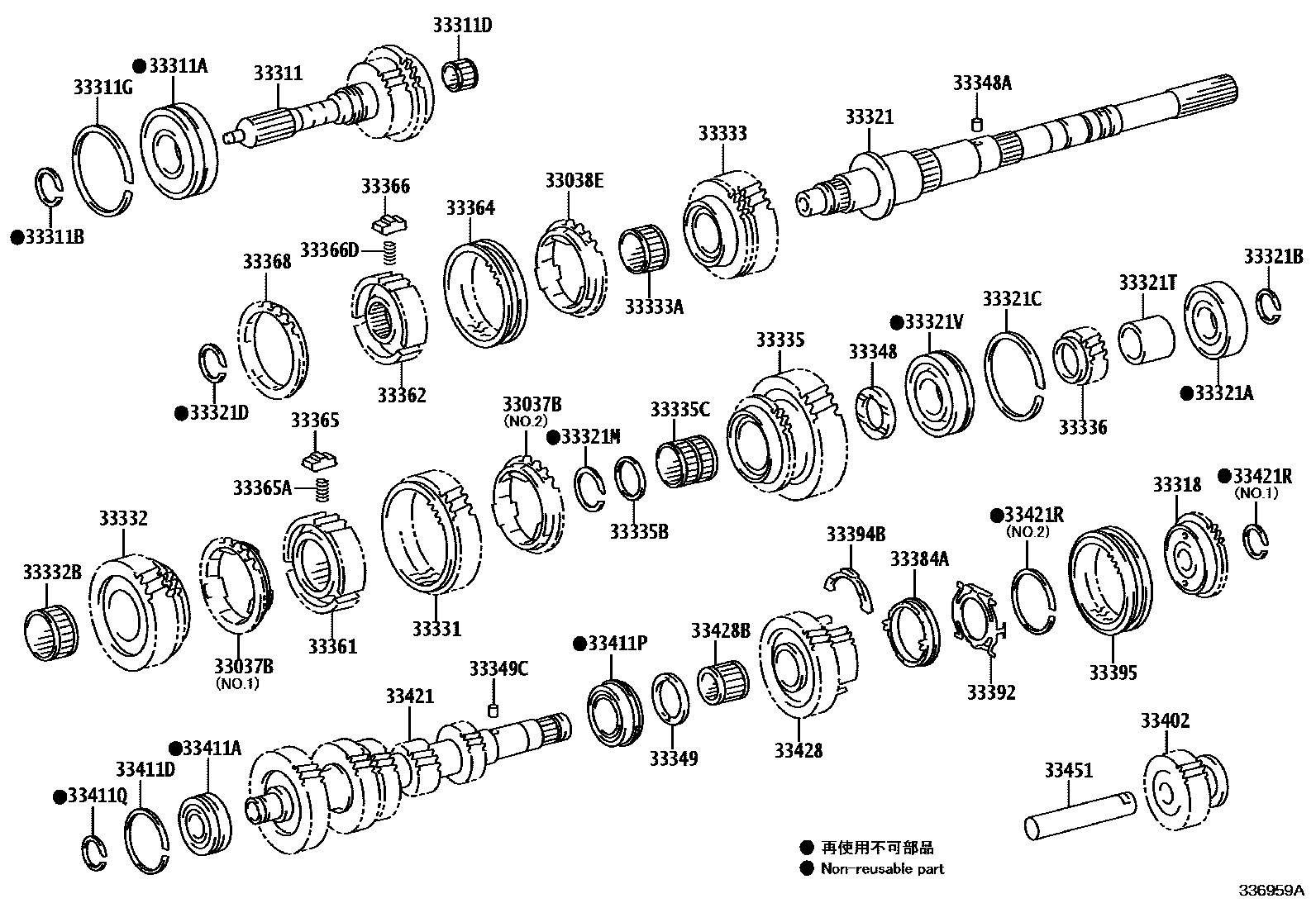 3305 — TRANSMISSION GEAR (MTM)