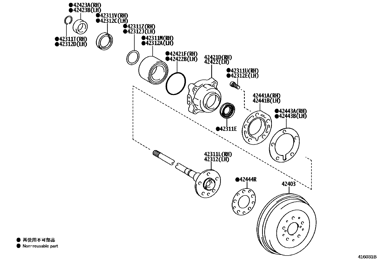 4102 — REAR AXLE SHAFT & HUB