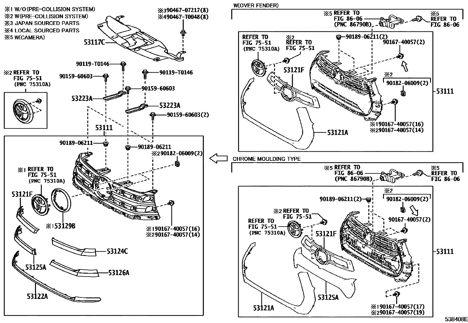 5351 — RADIATOR GRILLE