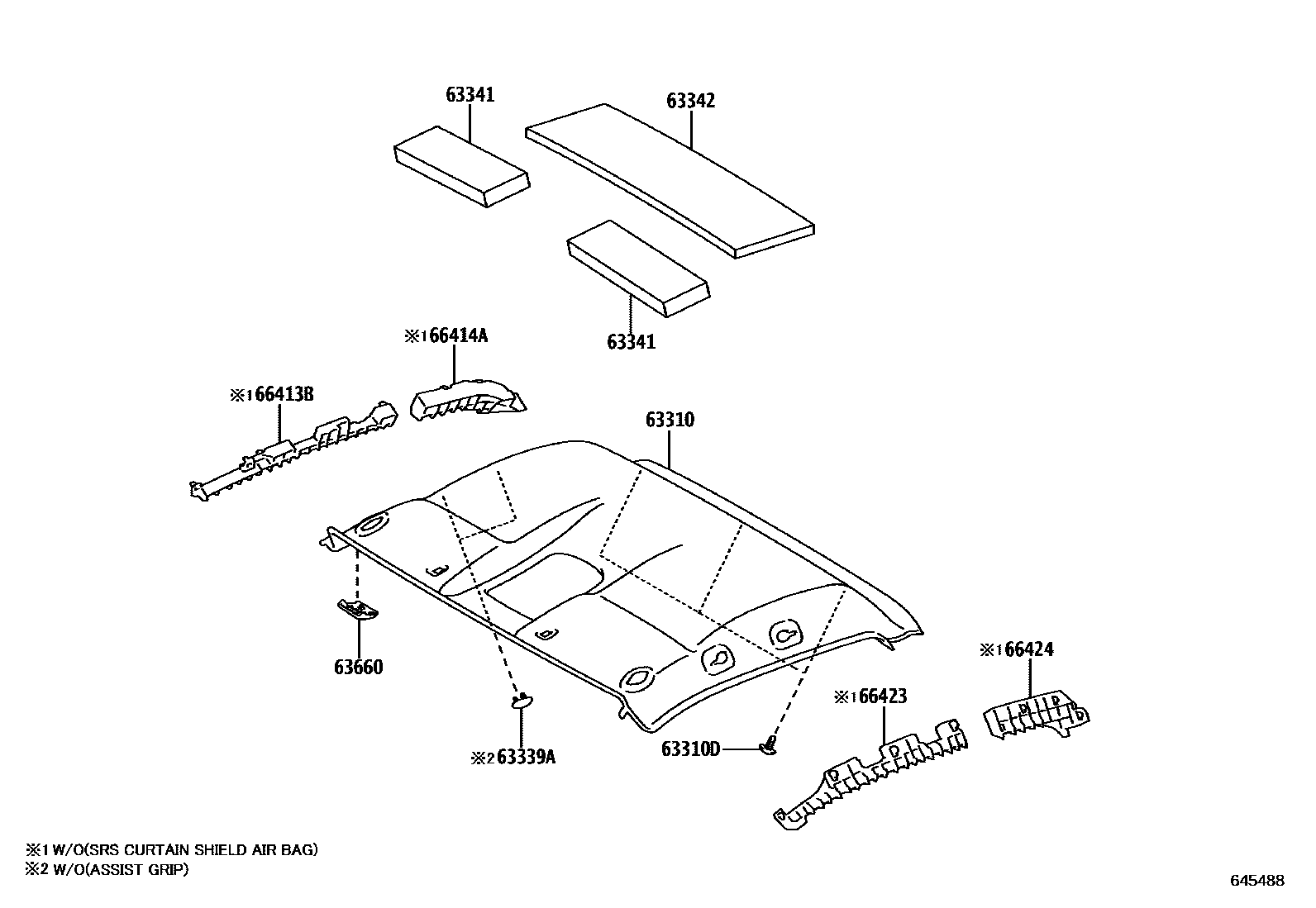 6452 — ROOF HEADLINING & SILENCER PAD