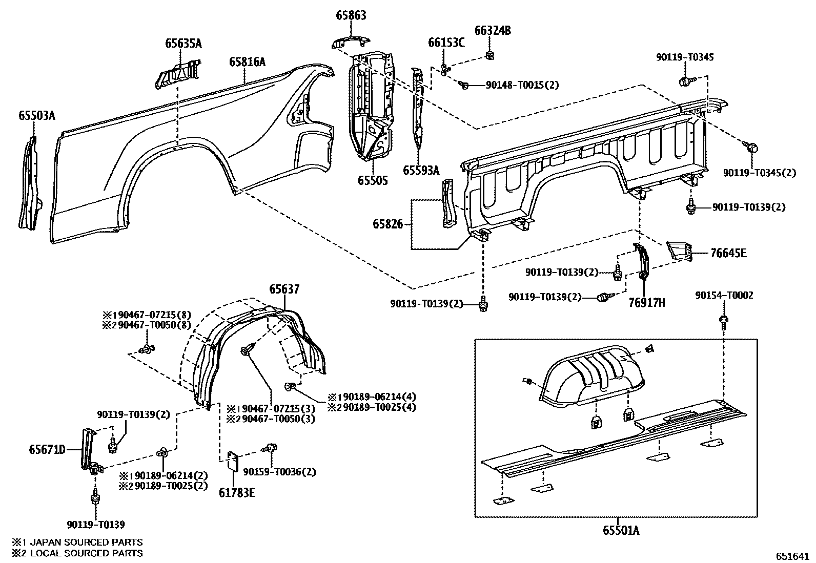 6554 — REAR BODY SIDE PANEL