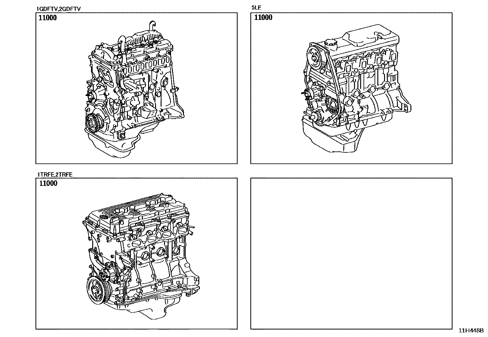 1101 — PARTIAL ENGINE ASSEMBLY