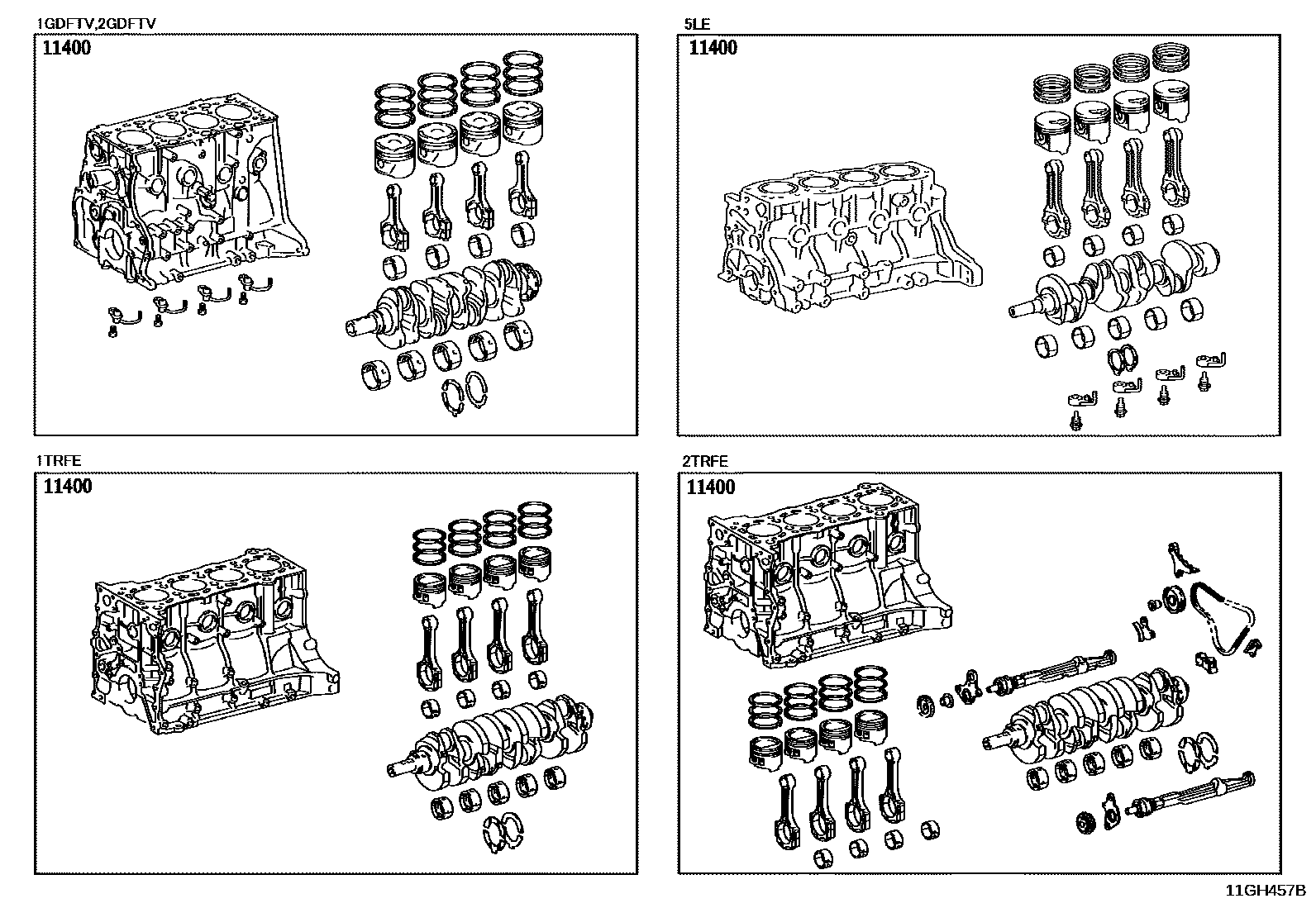 1102 — SHORT BLOCK ASSEMBLY