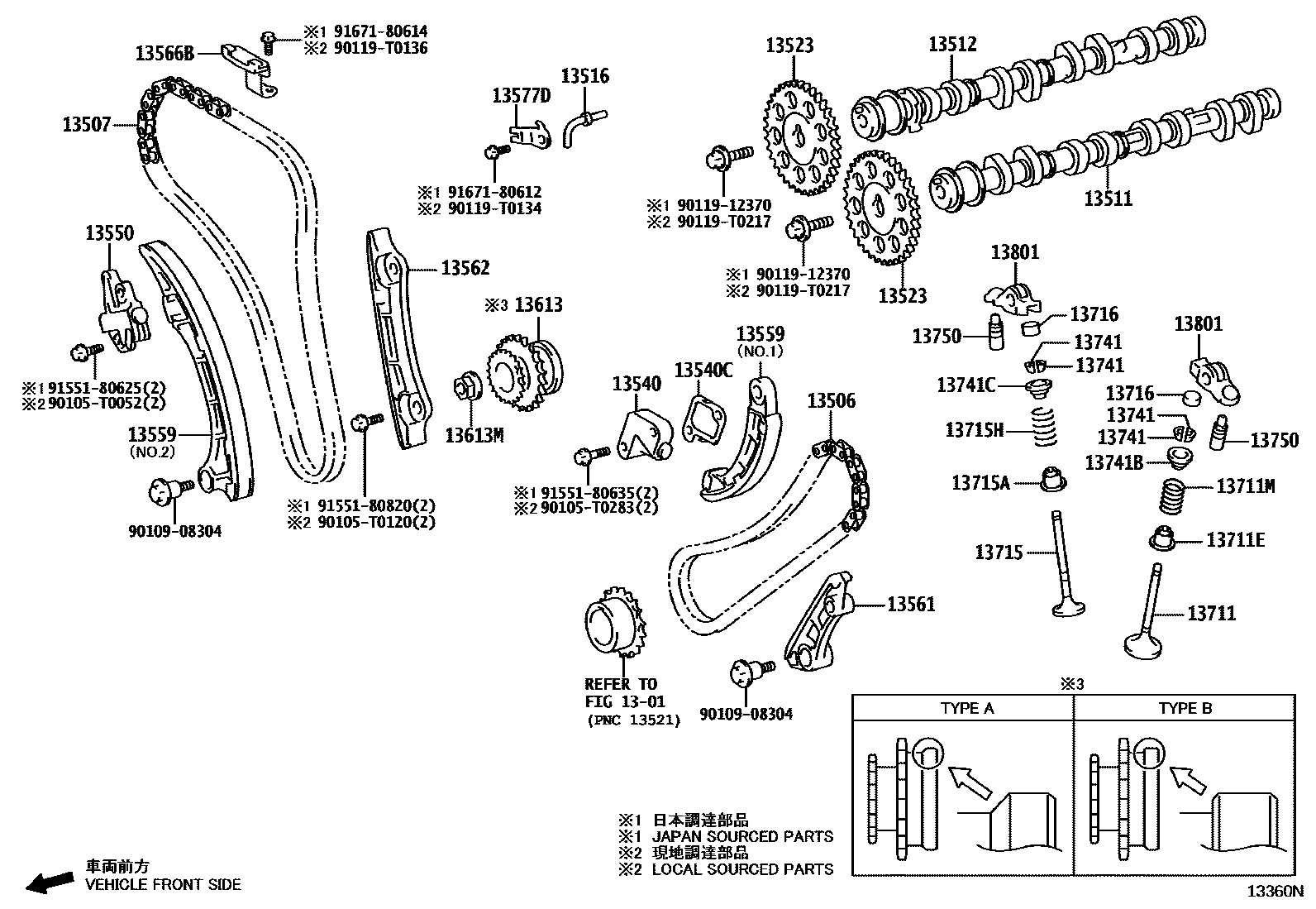 1302 — CAMSHAFT & VALVE