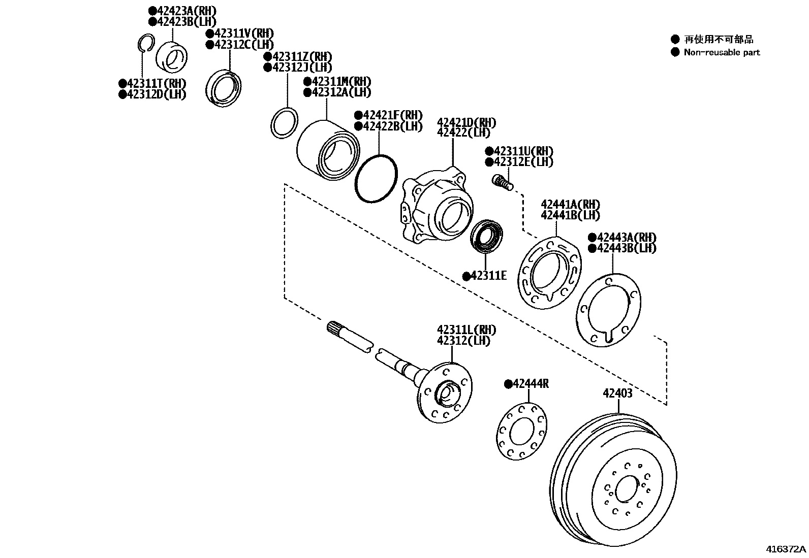 4102 — REAR AXLE SHAFT & HUB
