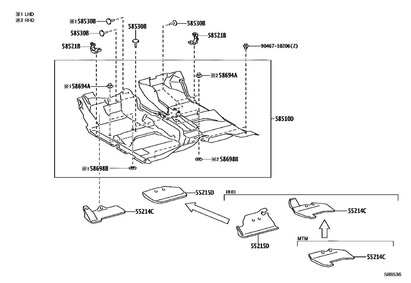 5854 — FLOOR MAT & SILENCER PAD