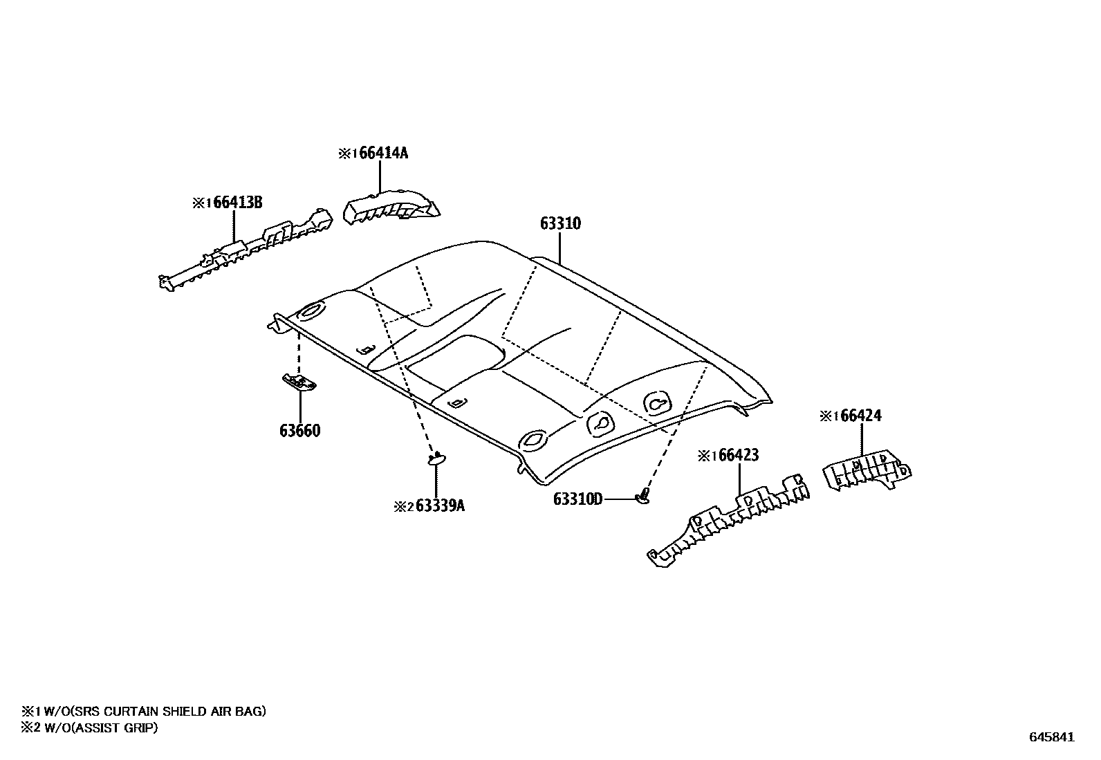 6452 — ROOF HEADLINING & SILENCER PAD
