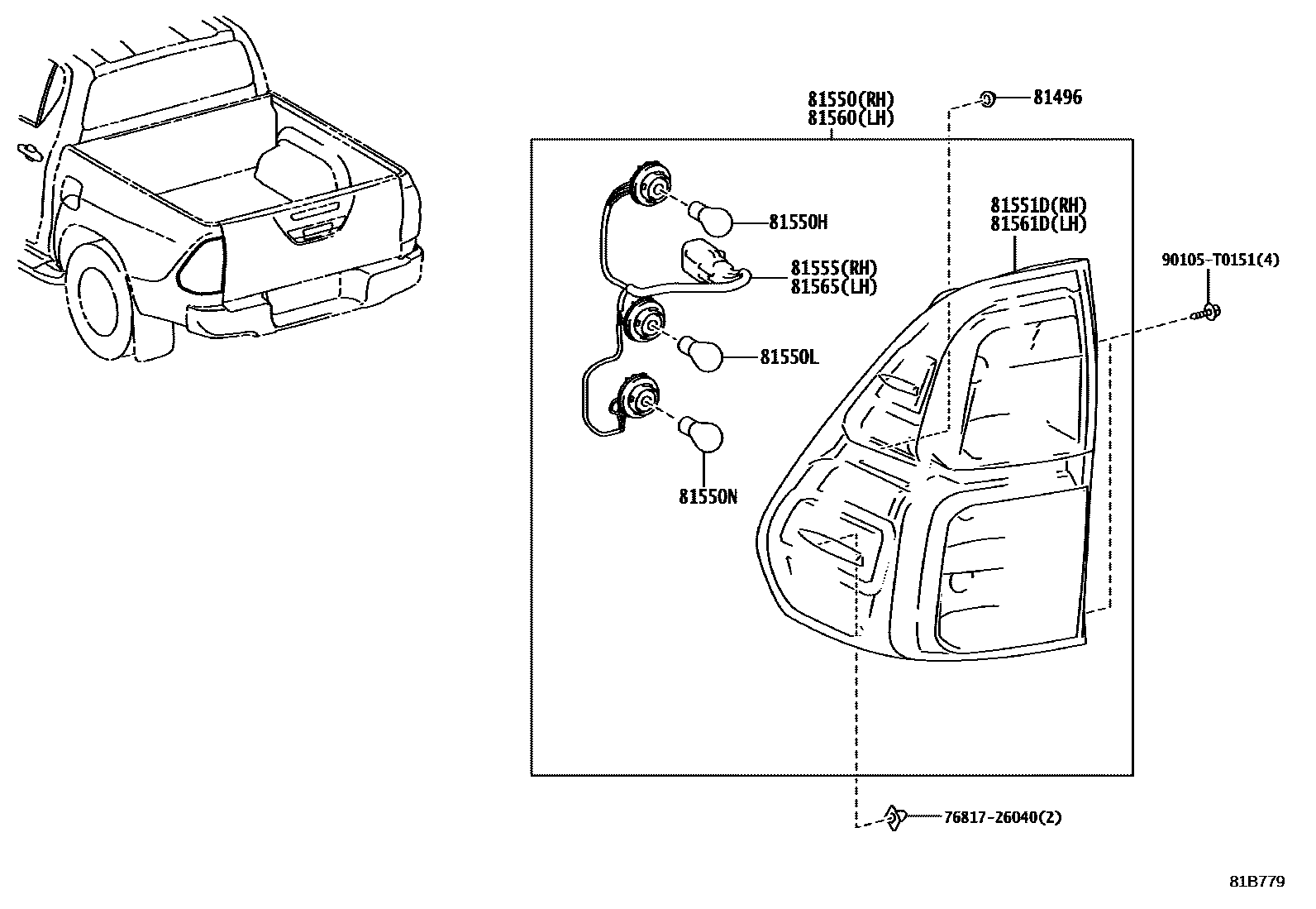 8111 — REAR COMBINATION LAMP