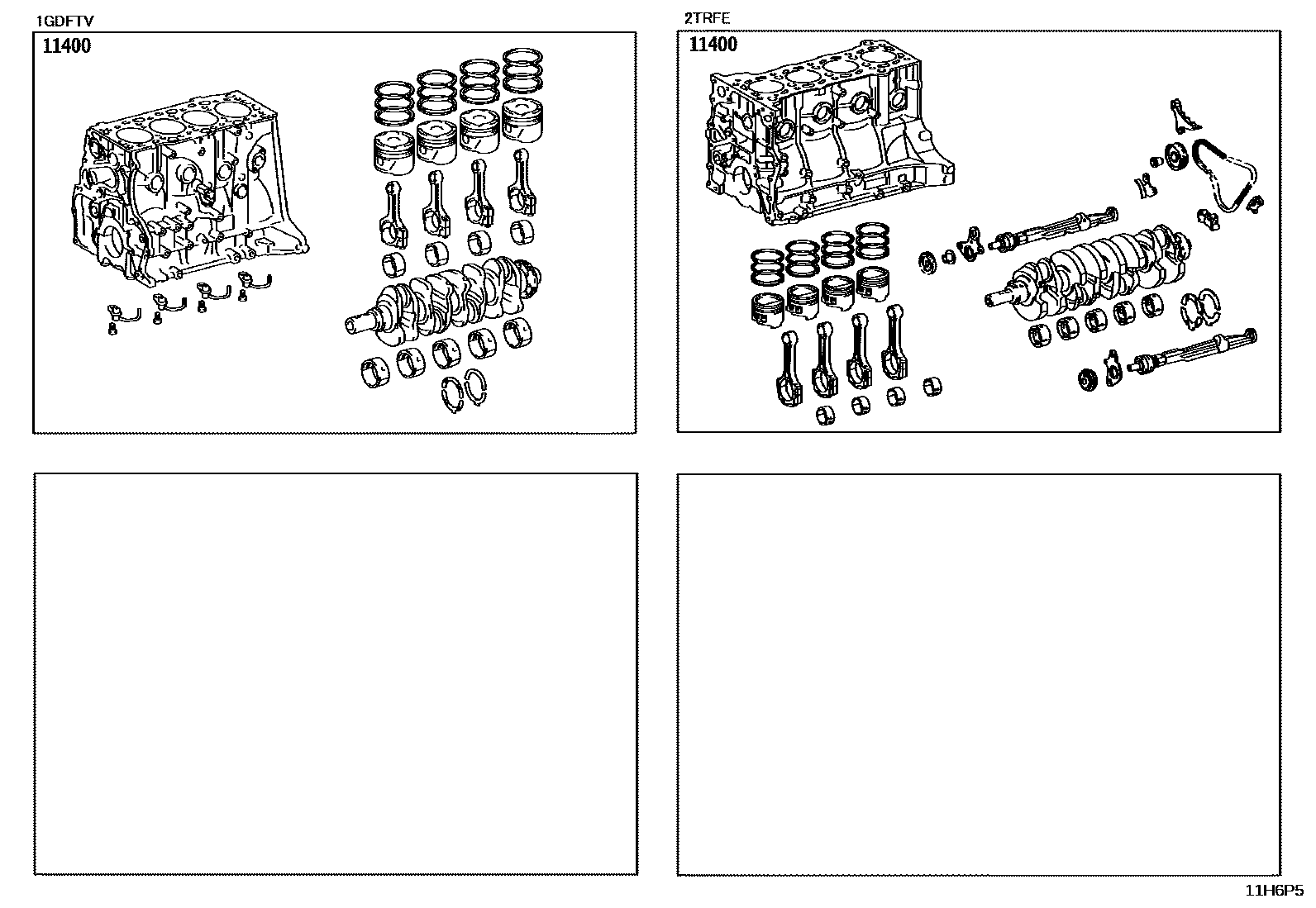 1102 — SHORT BLOCK ASSEMBLY