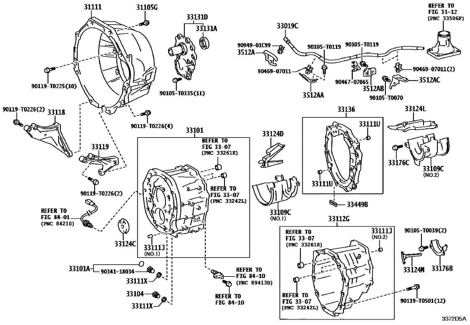 3302 — CLUTCH HOUSING & TRANSMISSION CASE (MTM)