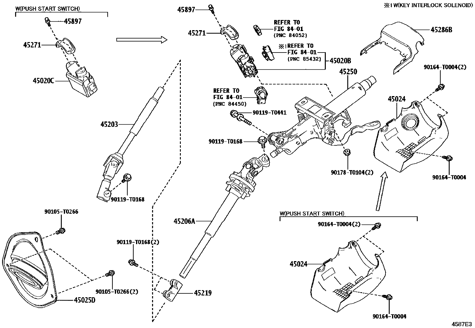 4501 — STEERING COLUMN & SHAFT