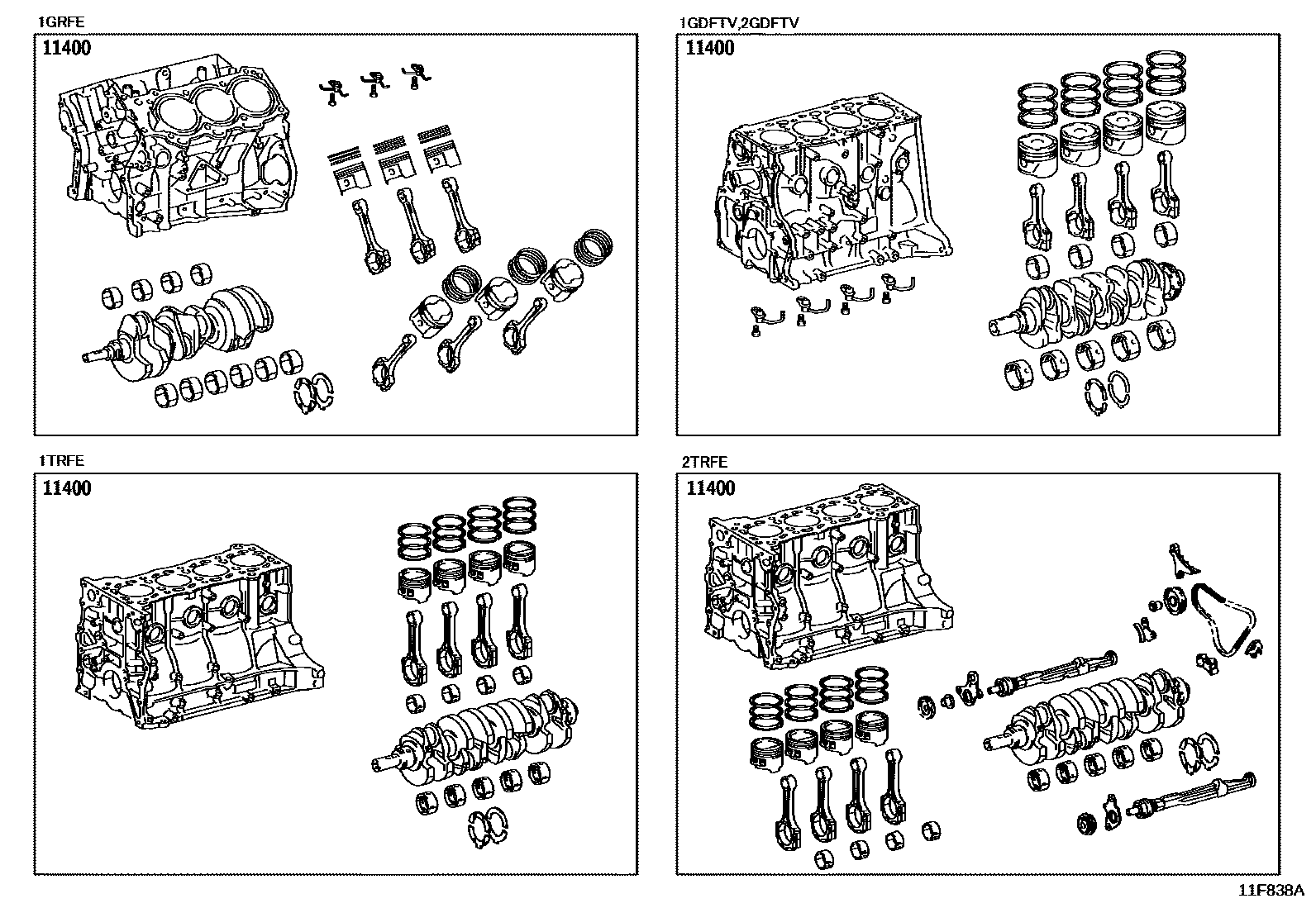 1102 — SHORT BLOCK ASSEMBLY