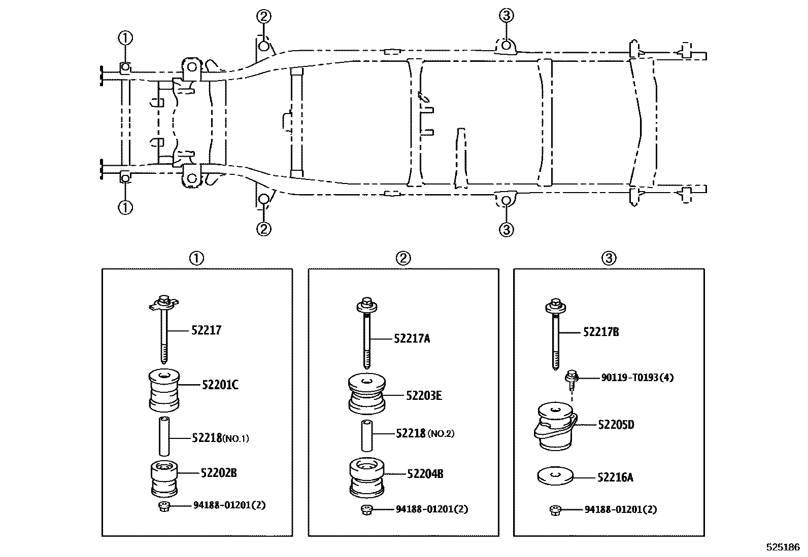 5251 — CAB MOUNTING & BODY MOUNTING