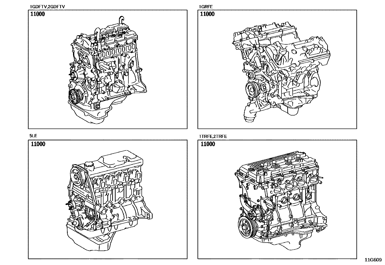 1101 — PARTIAL ENGINE ASSEMBLY