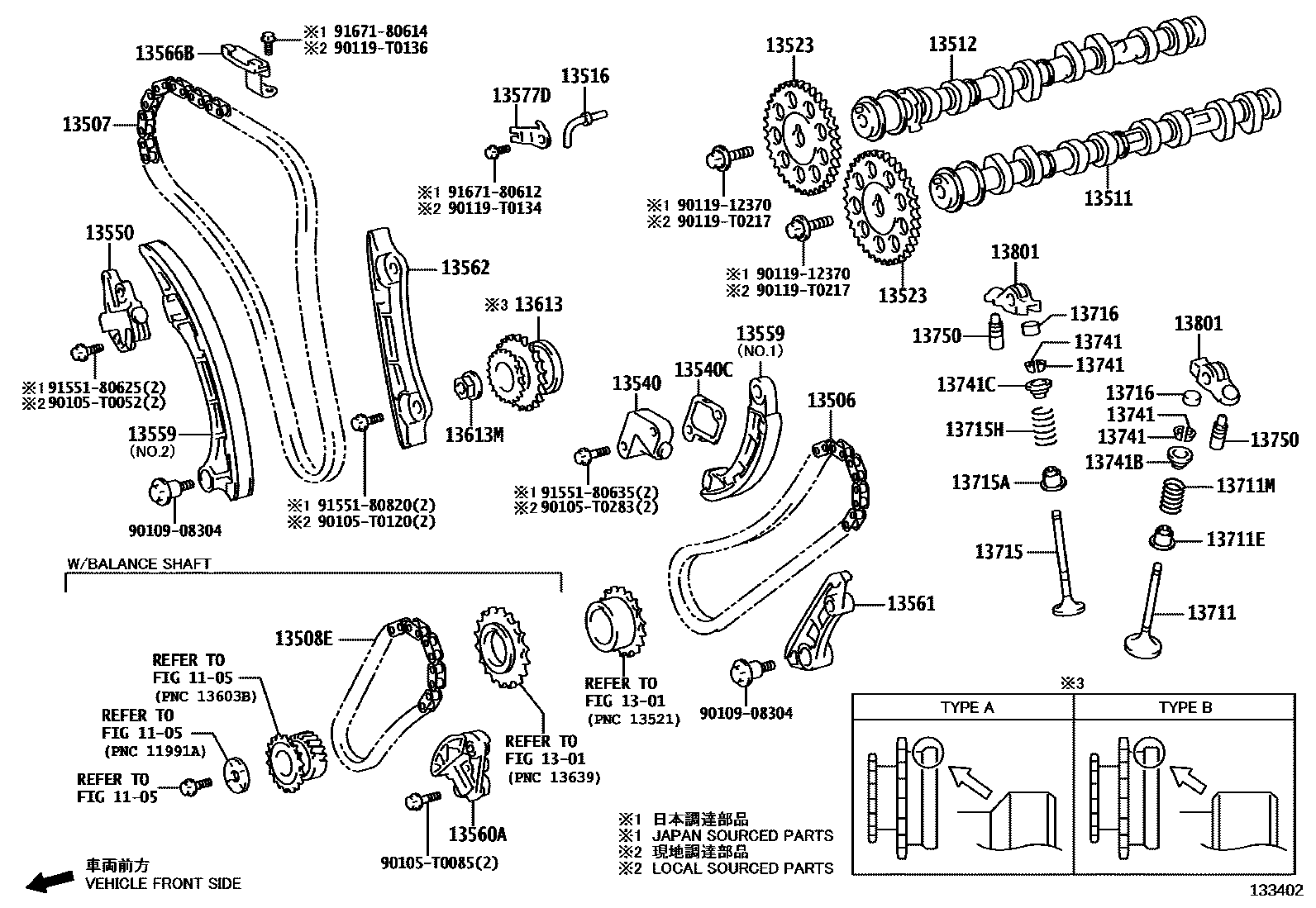 1302 — CAMSHAFT & VALVE