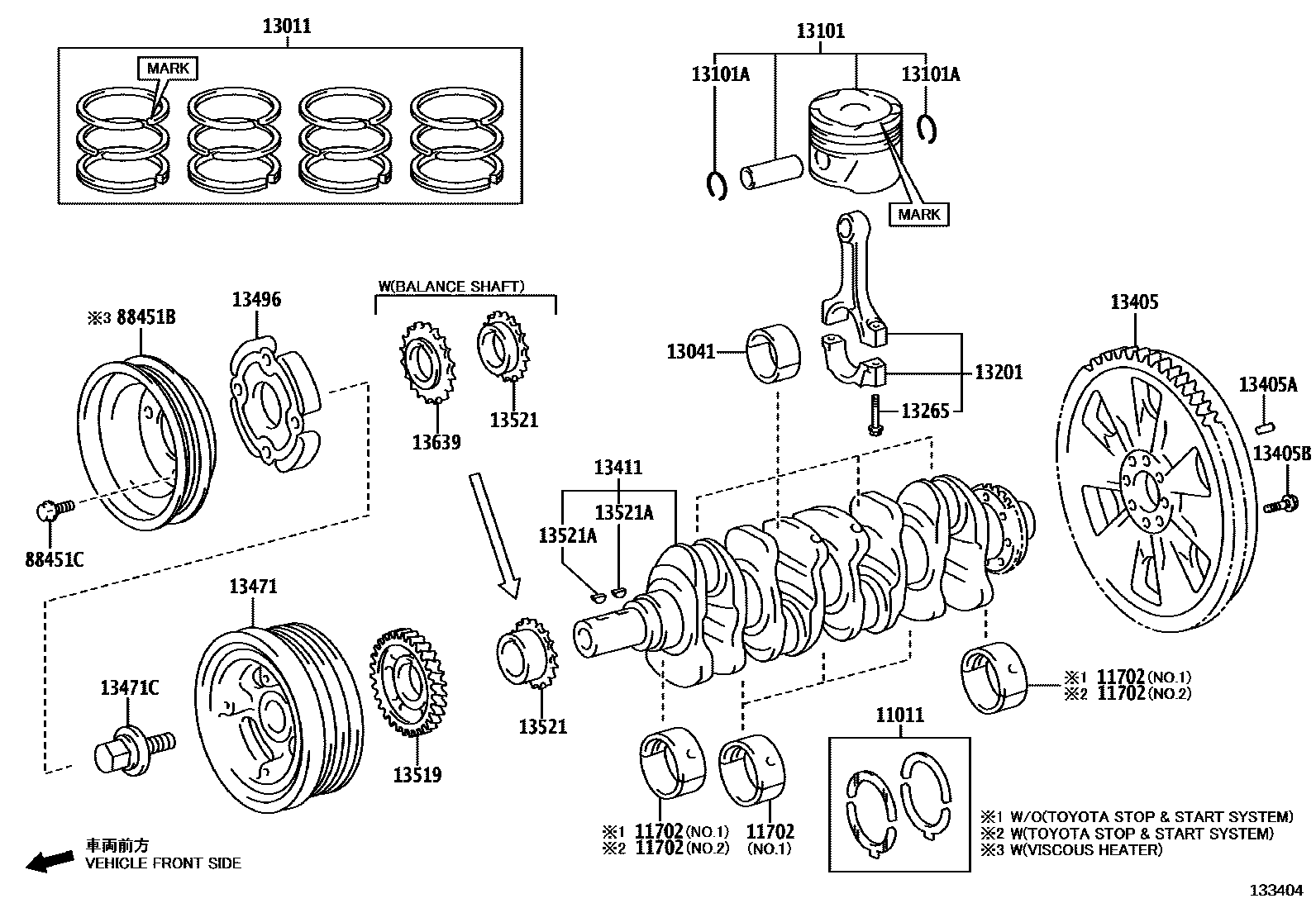 1301 — CRANKSHAFT & PISTON
