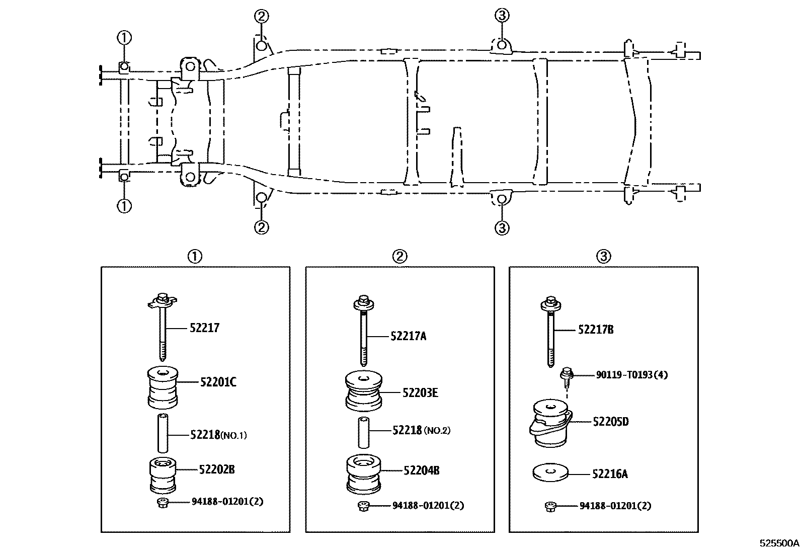 5251 — CAB MOUNTING & BODY MOUNTING