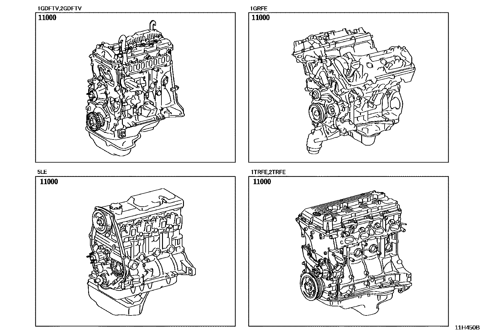 1101 — PARTIAL ENGINE ASSEMBLY