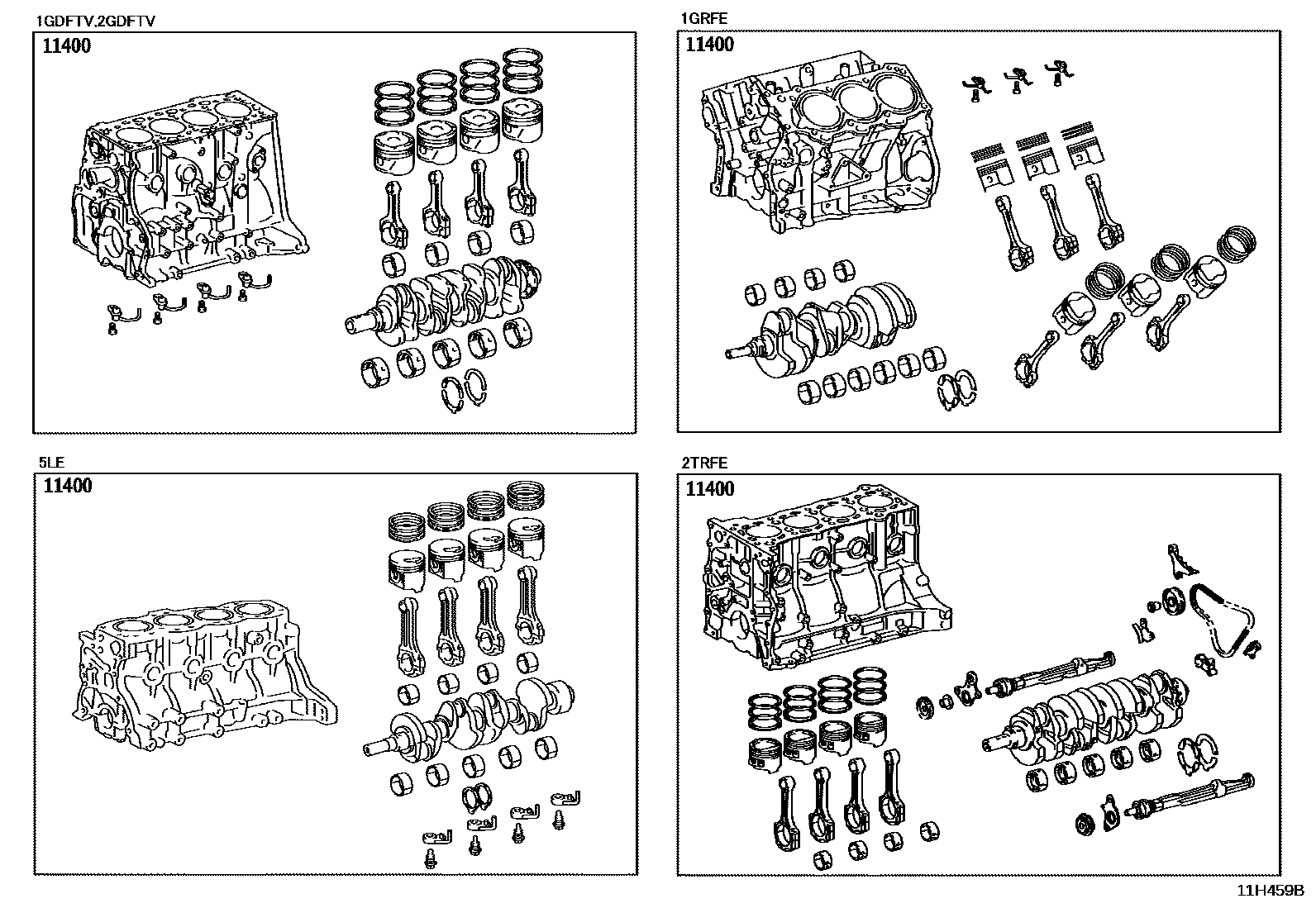 1102 — SHORT BLOCK ASSEMBLY