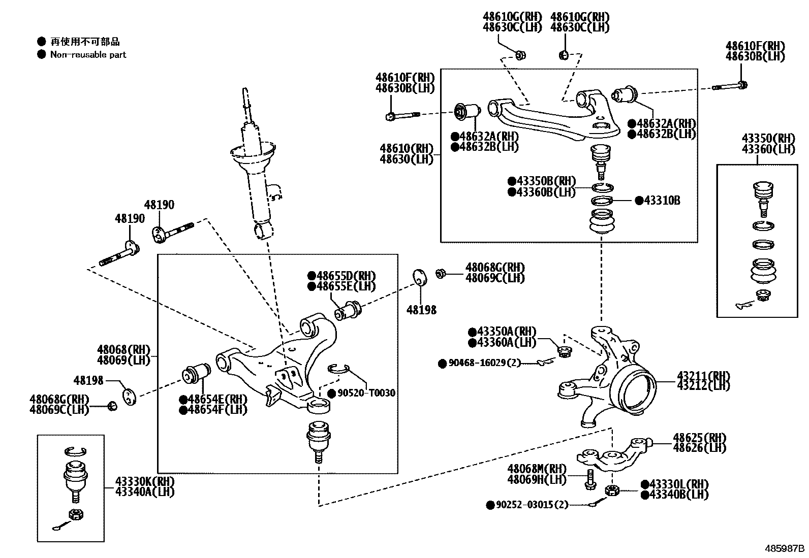 4802 — FRONT AXLE ARM & STEERING KNUCKLE