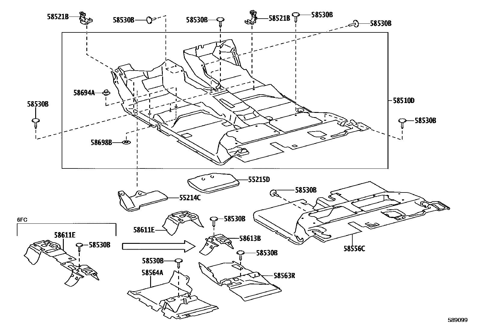 5854 — FLOOR MAT & SILENCER PAD