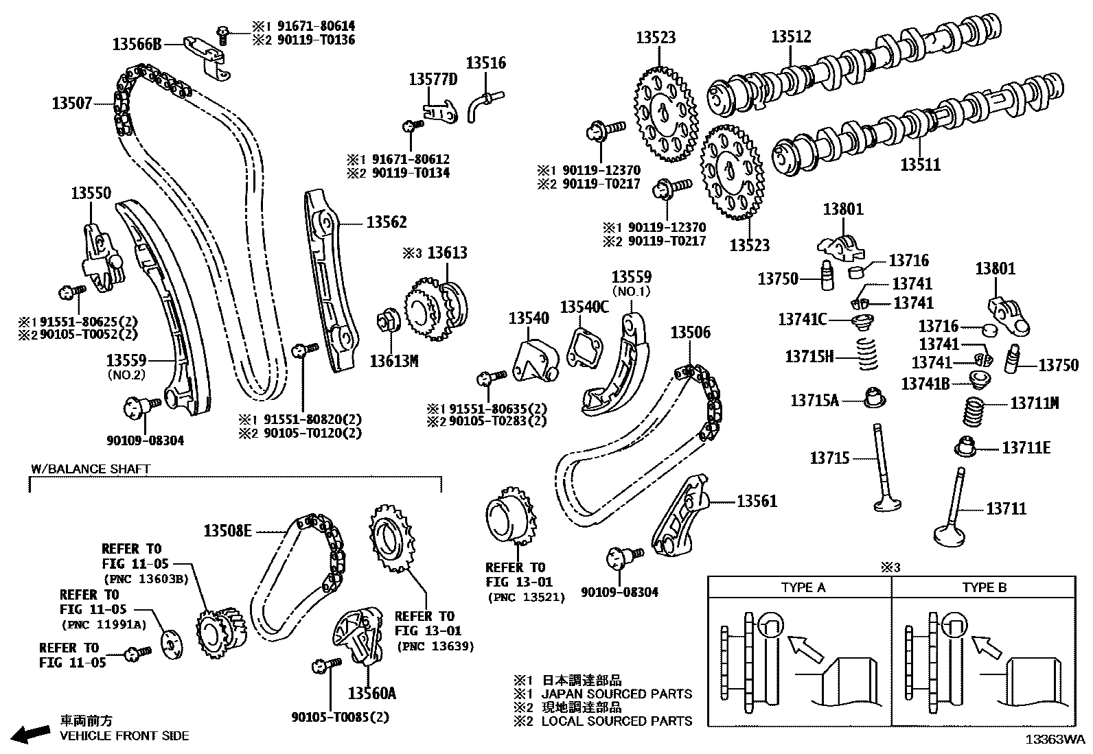 1302 — CAMSHAFT & VALVE