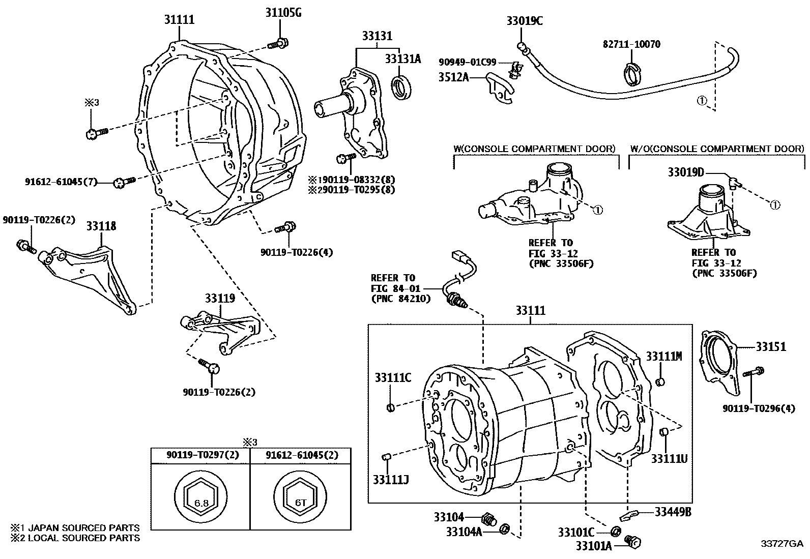3302 — CLUTCH HOUSING & TRANSMISSION CASE (MTM)