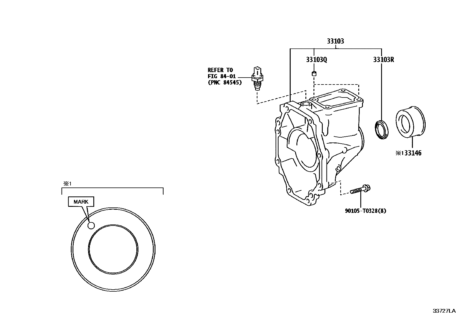 3303 — EXTENSION HOUSING (MTM)