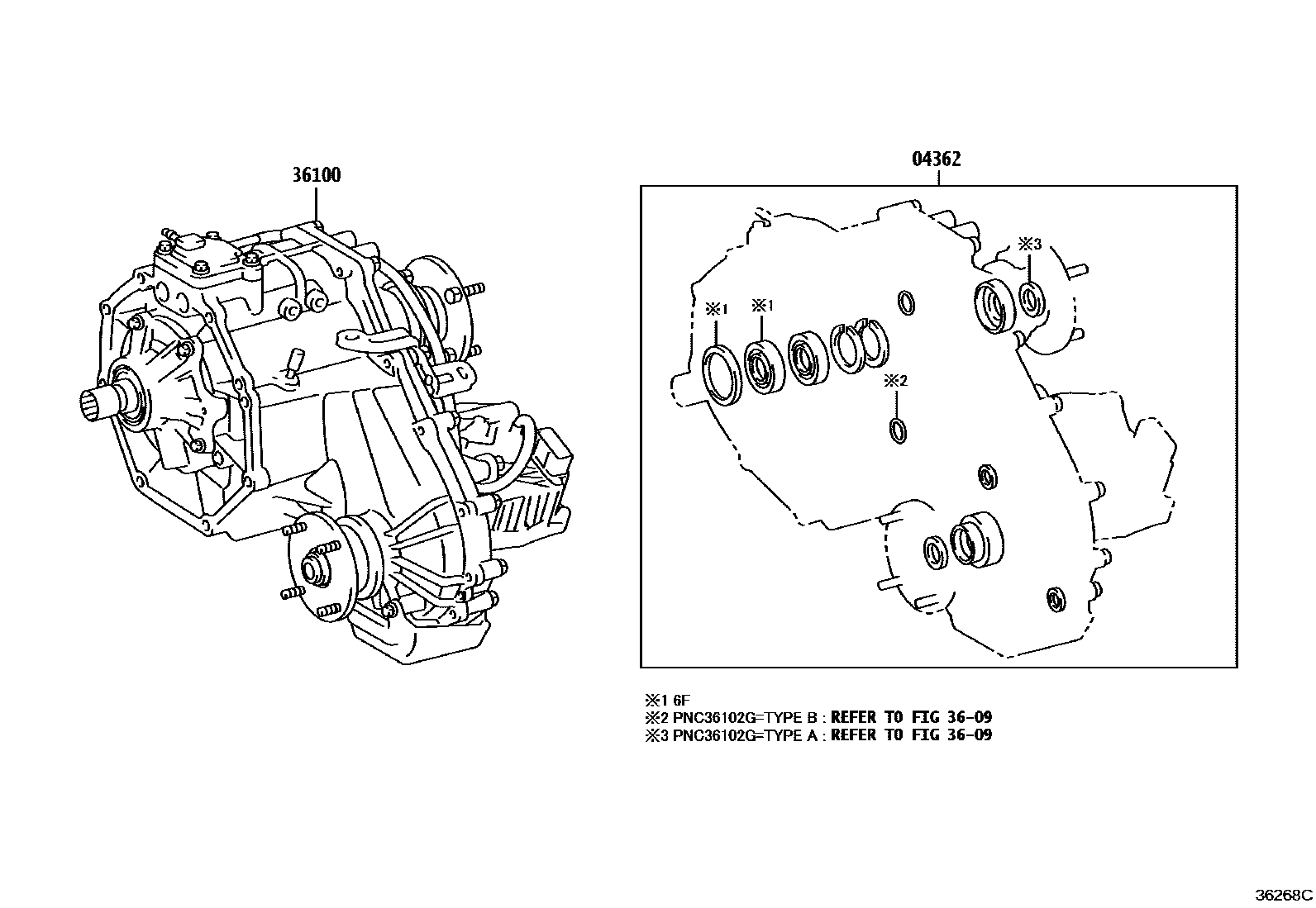 3608 — TRANSFER ASSEMBLY & GASKET KIT