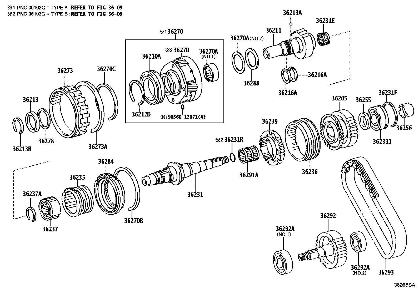 3610 — TRANSFER GEAR