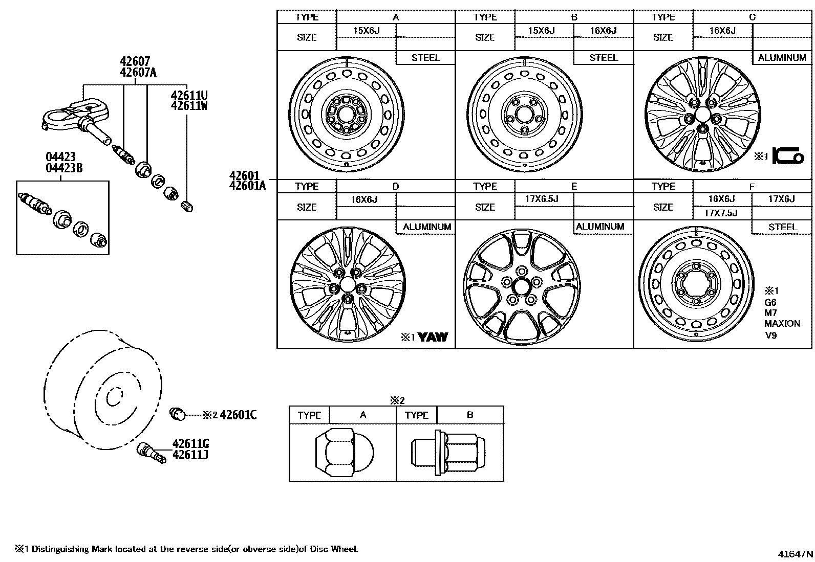 4103 — DISC WHEEL & WHEEL CAP