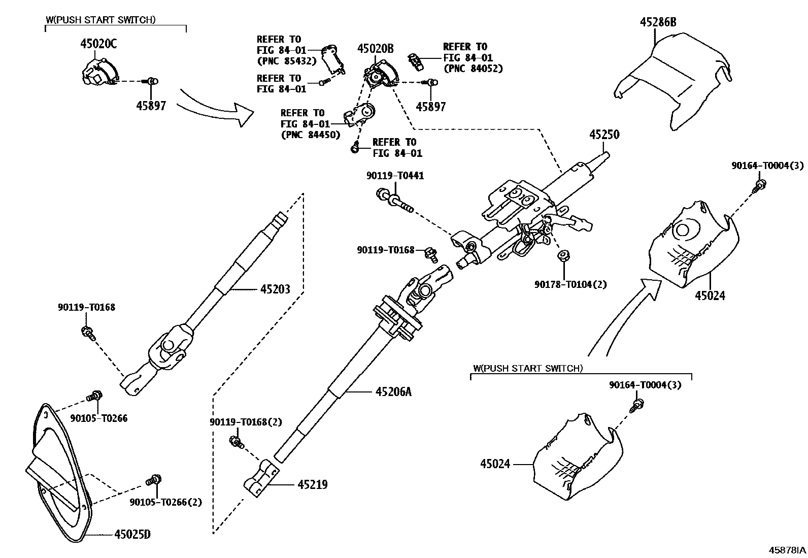4501 — STEERING COLUMN & SHAFT