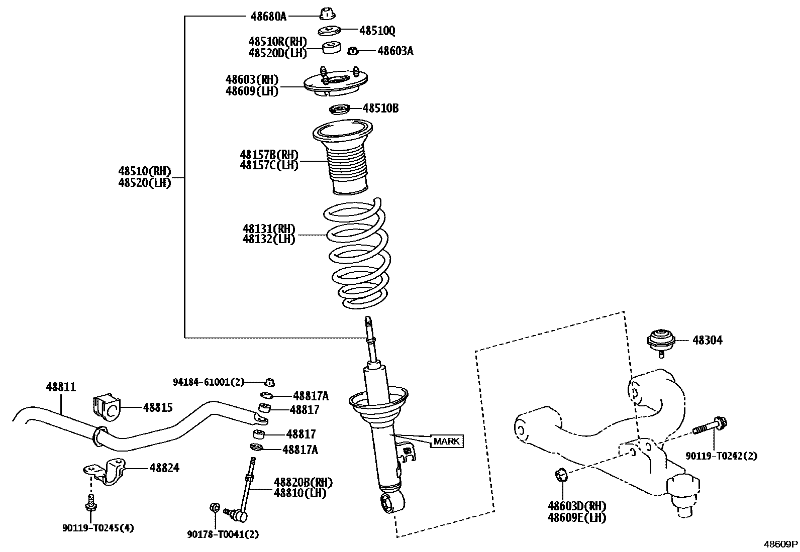 4803 — FRONT SPRING & SHOCK ABSORBER