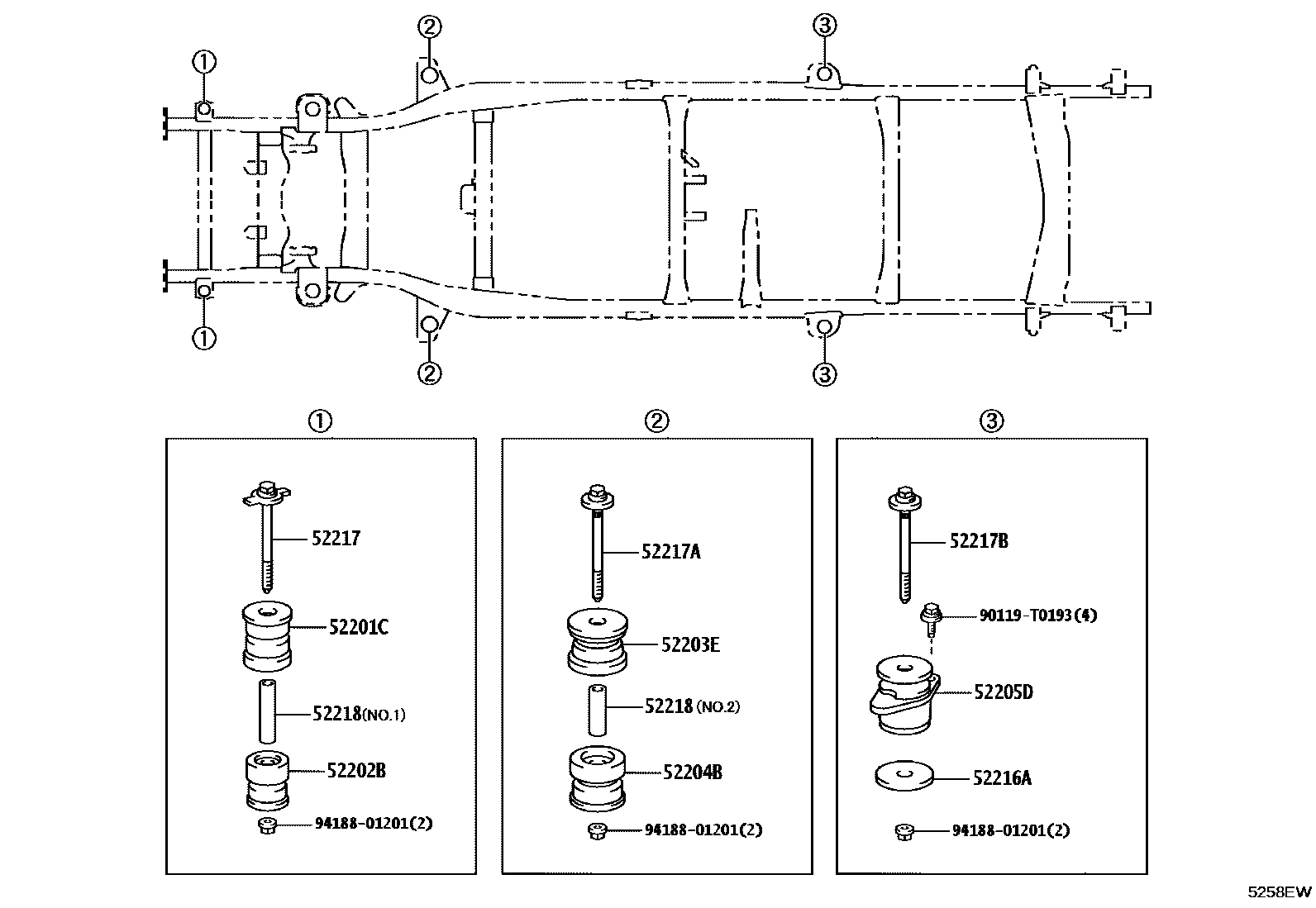 5251 — CAB MOUNTING & BODY MOUNTING