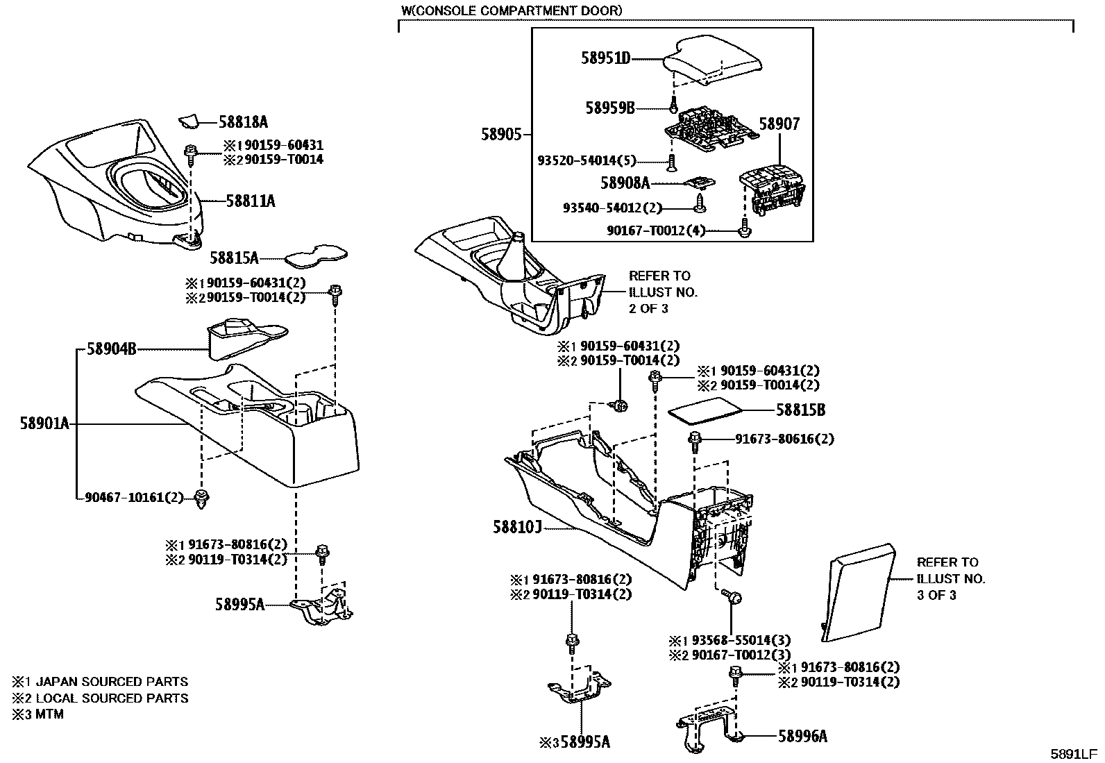 5855 — CONSOLE BOX & BRACKET