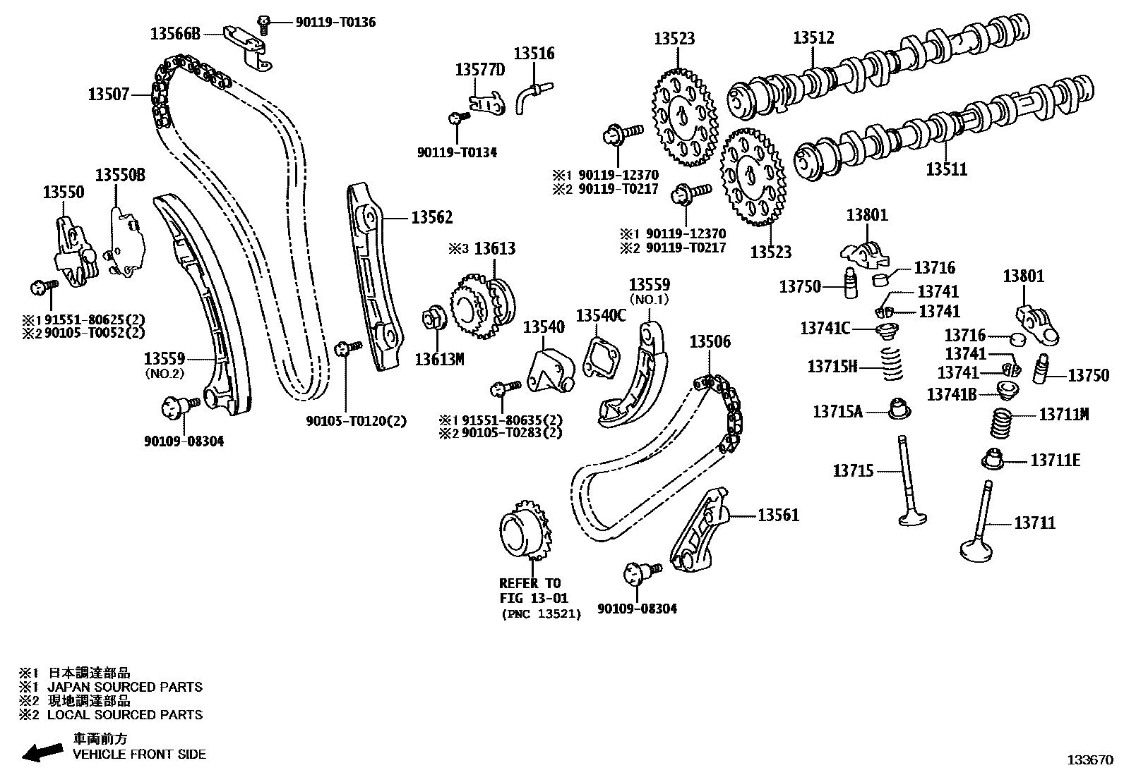 1302 — CAMSHAFT & VALVE