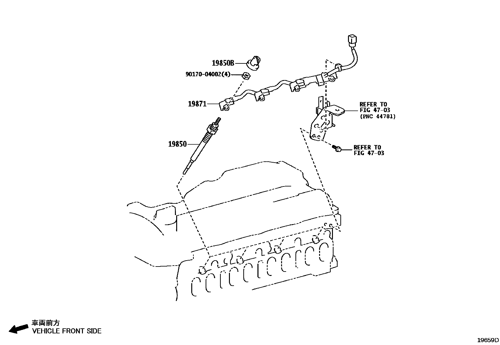 1901 — IGNITION COIL & SPARK PLUG / GLOW PLUG