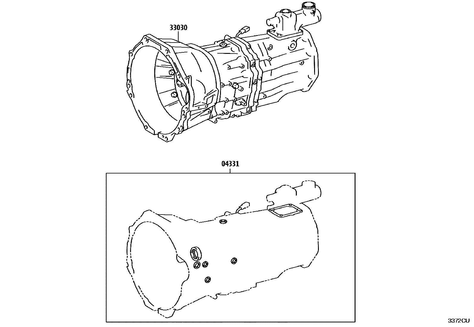 3301 — TRANSAXLE OR TRANSMISSION ASSY & GASKET KIT (MTM)