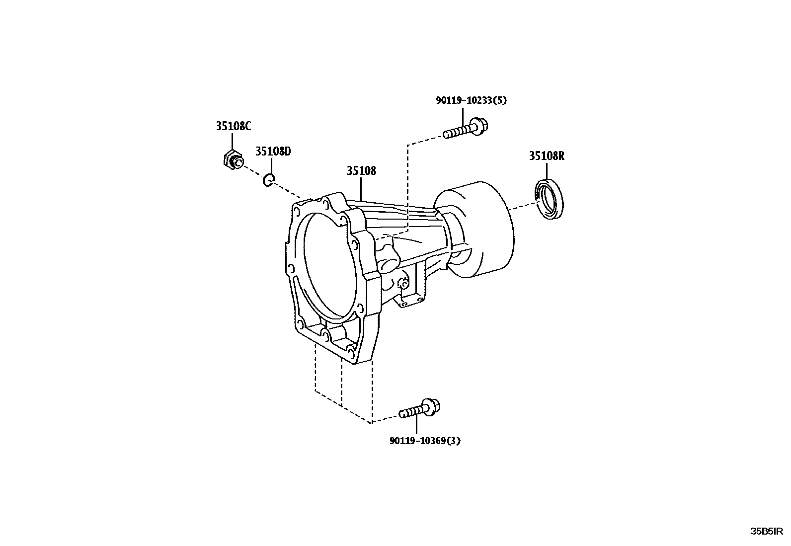 3504 — EXTENSION HOUSING (ATM)