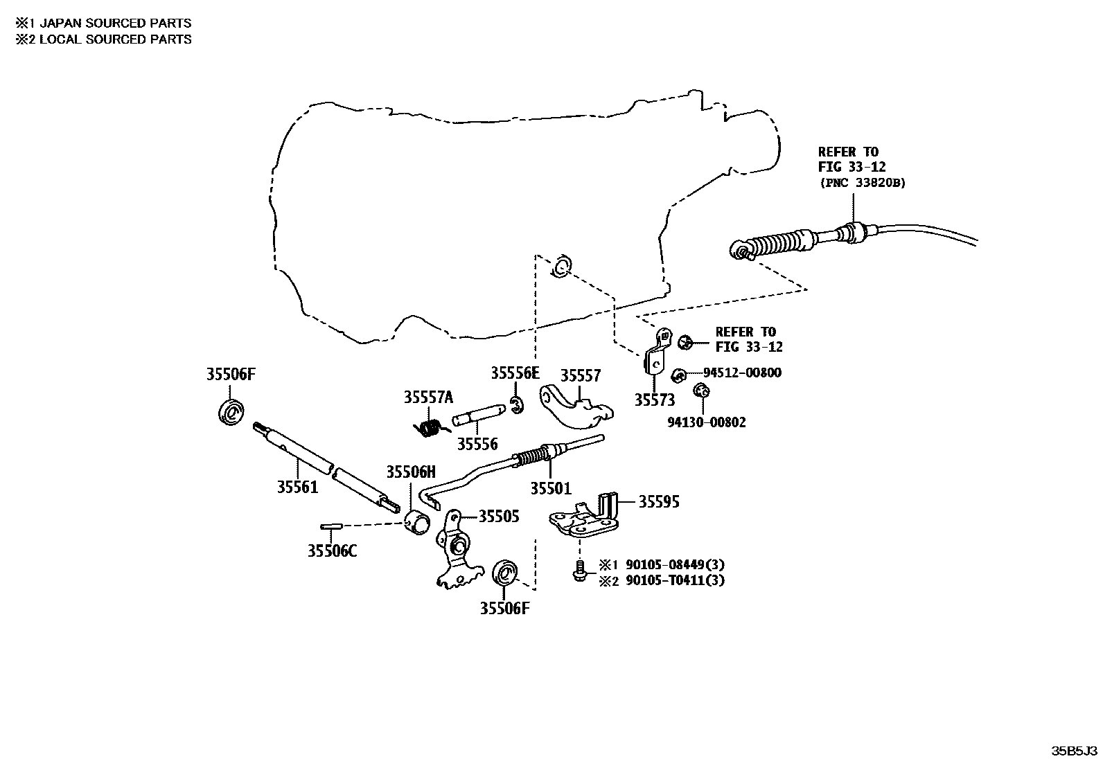 3513 — THROTTLE LINK & VALVE LEVER (ATM)