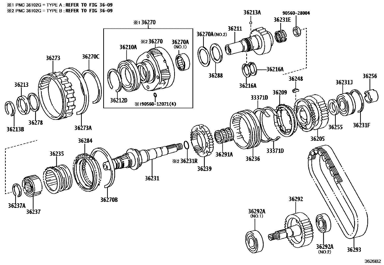 3610 — TRANSFER GEAR